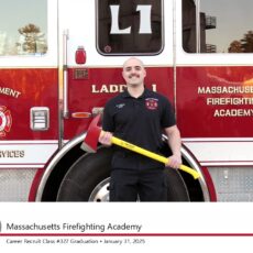 North Reading Firefighter Matthew Enos Graduates from Massachusetts Firefighting Academy