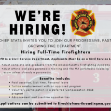 We are hiring firefighters! We are hiring firefighters!
